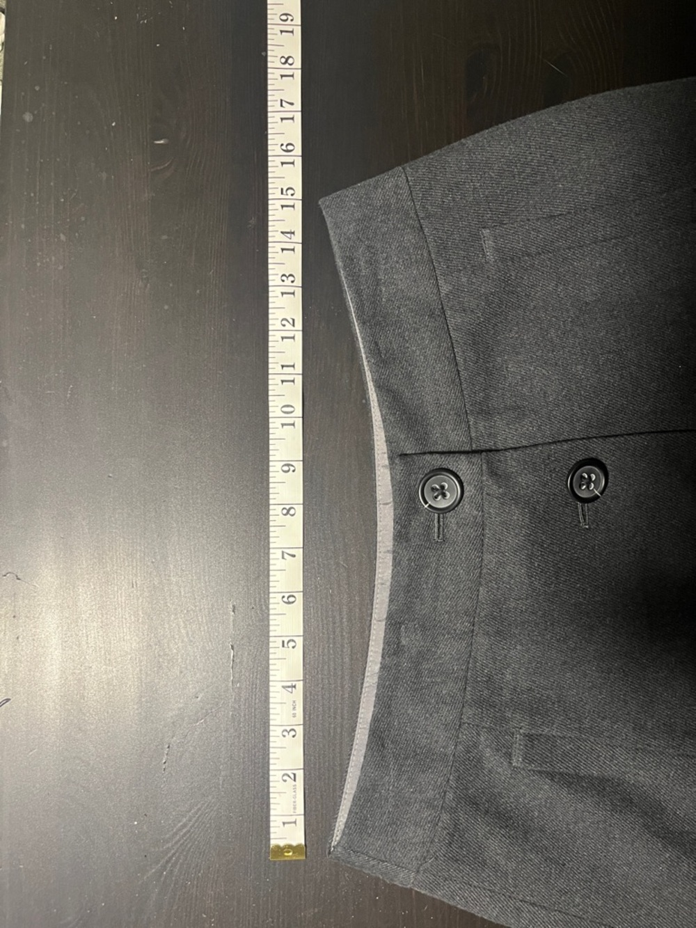 Banana Republic Black Button-Front A-Line Skirt - Picture 5 of 6
